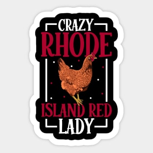 I love my Rhode Island Red - Cluck Yeah Sticker